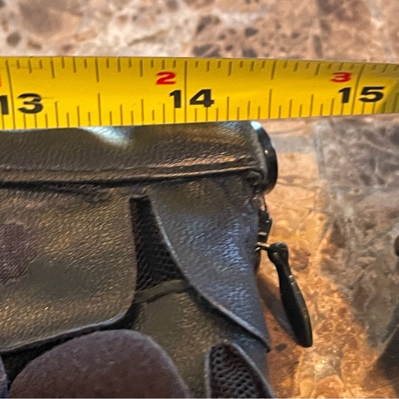 Max Studio Women’s Blk Faux Leather Mini Skirt SZ 2 - Picture 6 of 7